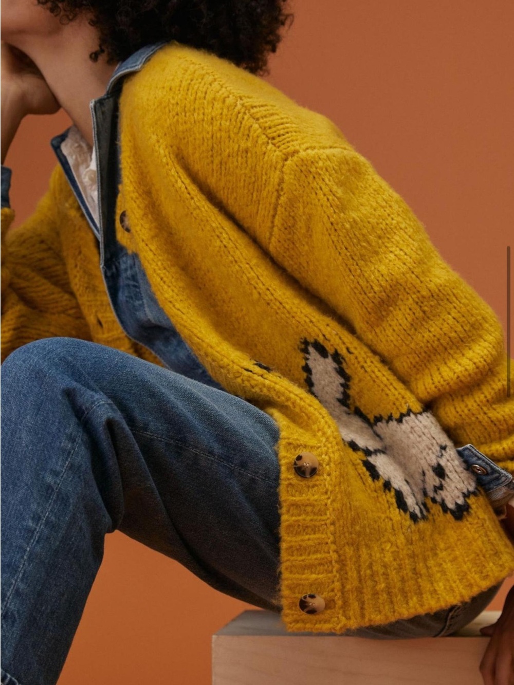 Anthropologie Bunny Slopes Cardigan - Picture 4 of 6